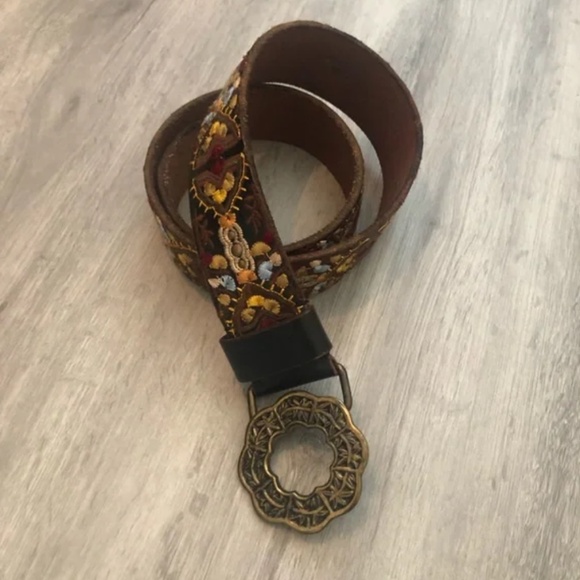 EUC Lucky Brand Embroidered Belt - Picture 1 of 3